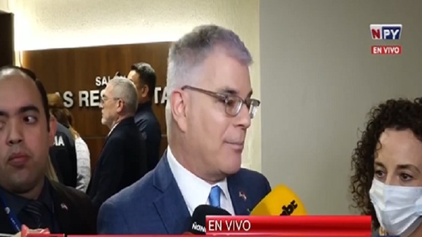 Embajador de EE. UU. se pronuncia tras el anuncio de que será reemplazado - Noticias Paraguay