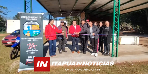 INAUGURARON OBRAS EN EL CLUB DEPORTIVO SAN JUAN DE PASO GÜEMBÉ - Itapúa Noticias
