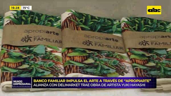 Video: Banco Familiar impulsa el arte a través de “Apropiarte” - Mundo empresarial - ABC Color