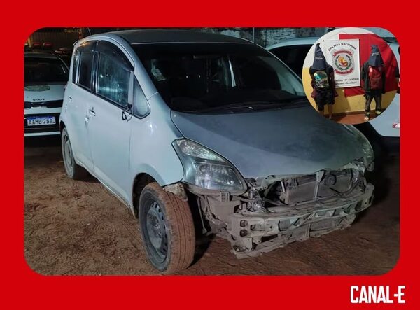 DETENIDOS POR ROBAR UN AUTO EN VILLA ELISA
