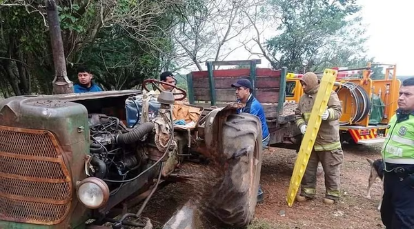 Tractorista muere tras ser aplastado por su propio camión - Noticiero Paraguay