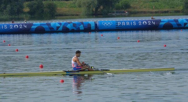 Javier Insfrán logra la mejor ubicación histórica del remo paraguayo en los Juegos Olímpicos