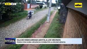 Lambaré: Ola de inseguridad azota a los vecinos   - ABC Noticias - ABC Color