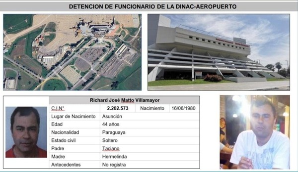 Envío de drogas: allanan aeropuerto “Silvio Pettirossi” y detienen a dos funcionarios - ADN Digital