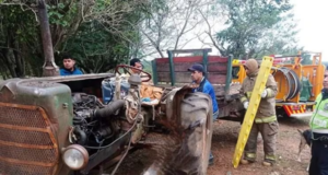 Tractorista muere tras ser aplastado por su propio vehículo