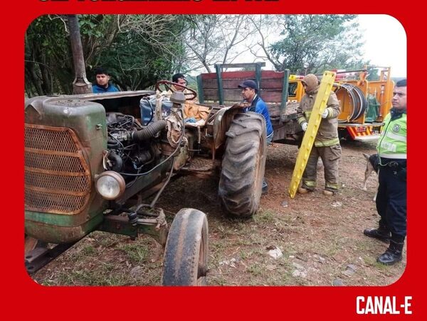 TRACTOR PASÓ SOBRE UN SEPTUAGENARIO EN ITÁ