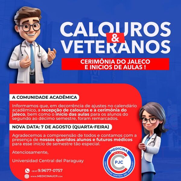 El 7 de agosto, la UCP abre semestre académico
