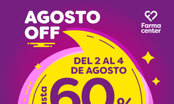 ¡Increíbles ofertas en el Agosto Off de Farmacenter!