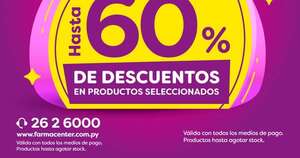 Diario HOY | Agosto Off en Farmacenter con hasta 60 % de descuento