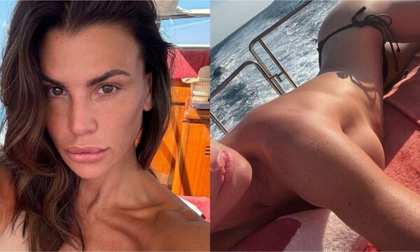 ¡Lo hizo de nuevo! Claudia Galanti apareció tomando sol en topless