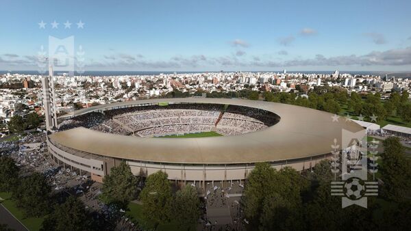 Uruguay presenta el nuevo estadio Centenario con la mira puesta en el Mundial 2030