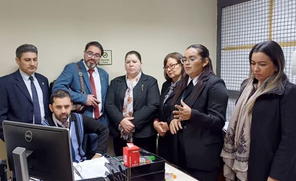 Palacio de Justicia de Pilar: Implementan sistema de control de acceso y habilitan número telefónico para denuncias de REDAM