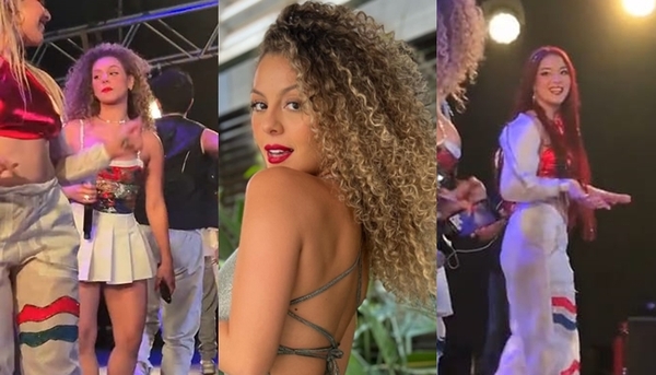 ¿Qué pasó?, Yentel fulminó con la mirada a su bailarina - Teleshow