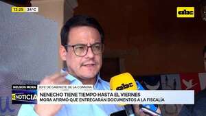 Video: Vence plazo de Nenecho para presentar documentos a fiscalía  - ABC Noticias - ABC Color