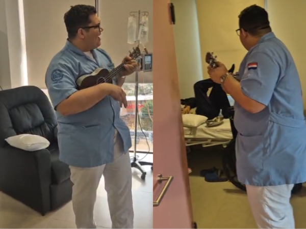 (VIDEO). Serenata: La mejor medicina es la alegría y el amor