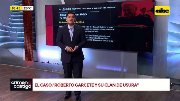 El Caso: ‘’Roberto Garcete y su clan de usura’' - Crimen y castigo - ABC Color