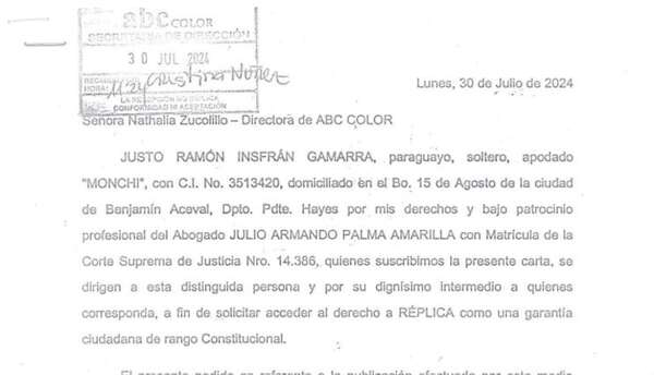 Carta a la directora - Cartas a la directora - ABC Color
