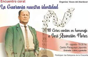 Rendirán homenaje a José Asunción Flores durante encuentro coral con entrada gratuita para la ciudadanía - .::Agencia IP::.