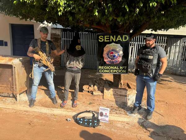 Concepción: detienen a delivery de cocaína - Policiales - ABC Color