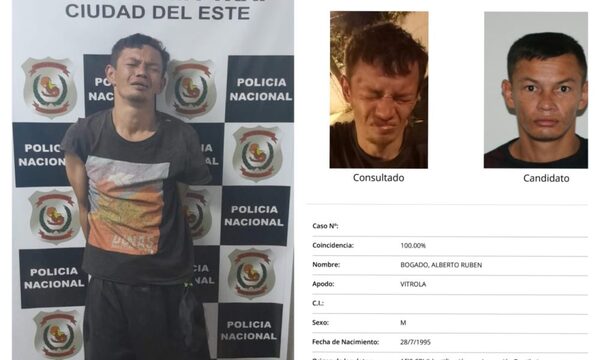 Atrapan a “vitrola” por robo agravado