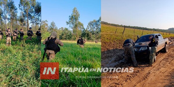 REALIZAN INCURSIONES EN SAN PEDRO DEL PARANÁ TRAS ROBO EN ALTO VERÁ - Itapúa Noticias