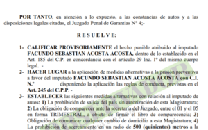 Imputado por supuesta extorsión a senador tiene prohibido acercarse y contactar a la víctima