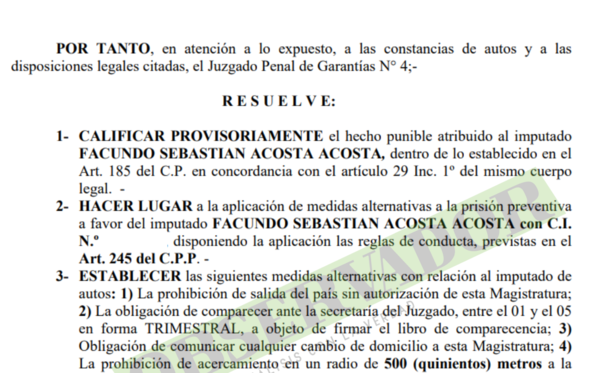 Imputado por supuesta extorsión a senador tiene prohibido acercarse y contactar a la víctima
