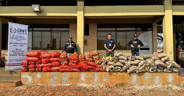 Diario HOY | Incautan casi 2 mil toneladas de productos frutihortícolas durante operativo anticontrabando