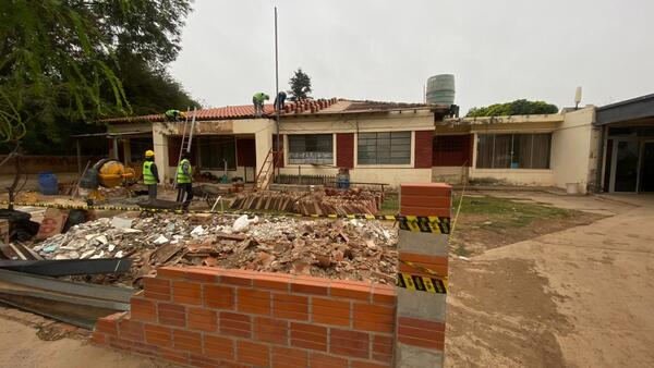 Puesta en marcha de la refacción del Hospital Regional de Mariscal Estigarribia