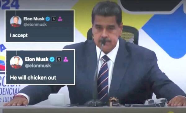 Se hizo del “gallito” y ahora le retrucaron: ¿habrá moquete entre Maduro y Musk?