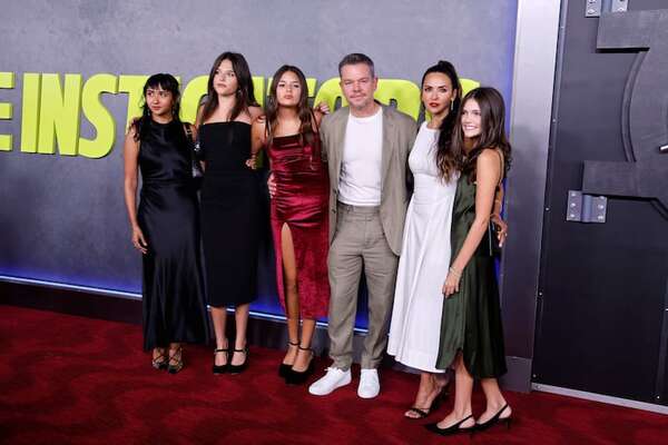Matt Damon estuvo rodeado de las mujeres de su vida en la premier de su nueva película - Gente - ABC Color