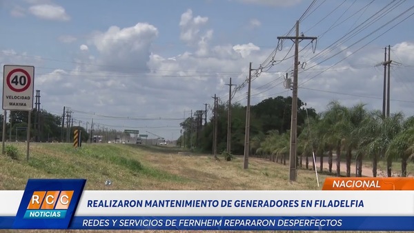 Video: Aprovecharon corte de ANDE y realizaron mantenimiento en Filadelfia