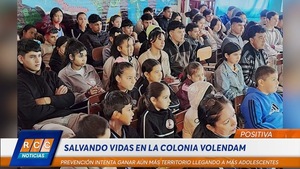 Video: Programa Salvando Vidas llegó a la Colonia Volendam en su compromiso con los adolescentes