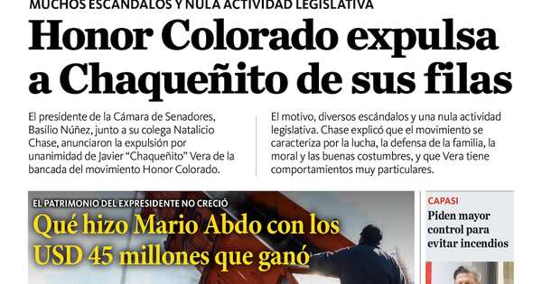 La Nación / LN PM: edición del 1 de agosto