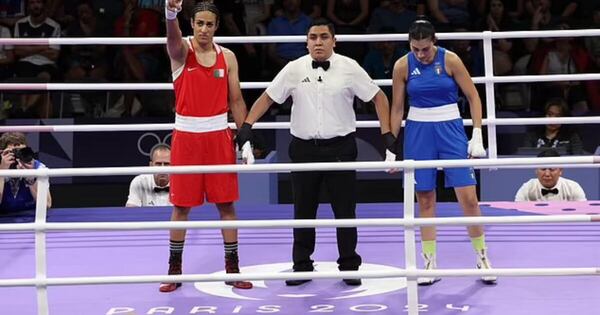 Diario HOY | La primera rival de polémica boxeadora argelina se retira en 46 segundos