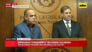 Honor Colorado expulsa a Chaqueñito por no compartir criterio “moral”   - ABC Noticias - ABC Color