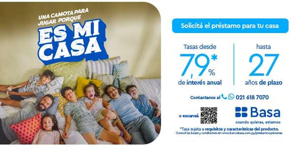 Con Basa tu hogar soñado es posible con tasas desde el 7,9%