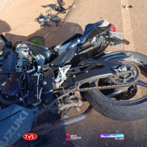 ACCIDENTE DE TRÁNSITO EN CORONEL BOGADO DEJA UN MOTOCICLISTA HERIDO, APARENTEMENTE ES ORIUNDO DEL BARRIO SAN ISIDRO DE ENCARNACIÓN - TVS