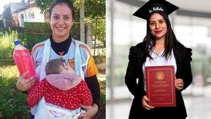 Joven madre se recibió de enfermera gracias a sus ventas de productos de limpieza