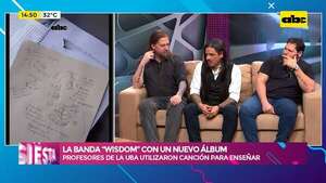 La banda “Wisdom” dio a conocer un nuevo álbum: profesores de la UBA utilizaron una canción para estudiar con sus alumnos - Ensiestados - ABC Color