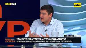 Video: presentarán un proyecto para volver al voto con papeletas - Mesa de Periodistas - ABC Color