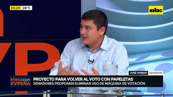 Video: presentarán un proyecto para volver al voto con papeletas - Mesa de Periodistas - ABC Color