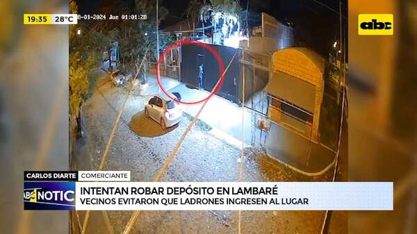 Intentan robar depósito en Lambaré: vecinos evitaron que ladrones ingresen al lugar privado - ABC Noticias - ABC Color