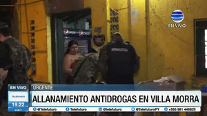 Villa Morra: Antidrogas allanan despensa e incautan 56 celulares y más de G. 50 millones