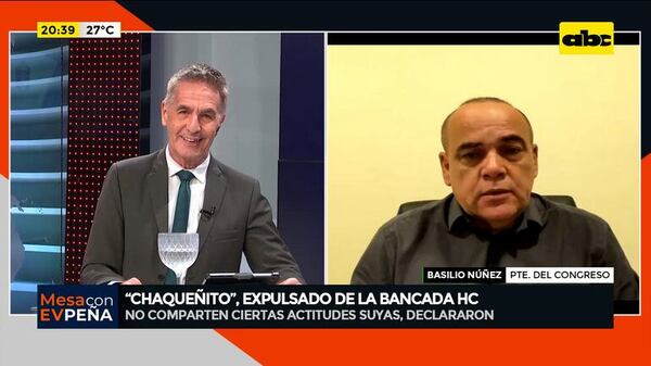 Video: Bachi Núñez explica por qué fue expulsado Chaqueñito de la bancada de Honor Colorado - Mesa de Periodistas - ABC Color