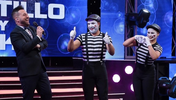 Ahora Carlos Portillo hace mímica - Teleshow