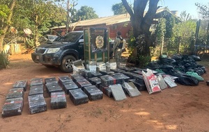 SENAD detecta “caleta” narco y 1,5 toneladas de Marihuana en Itanará