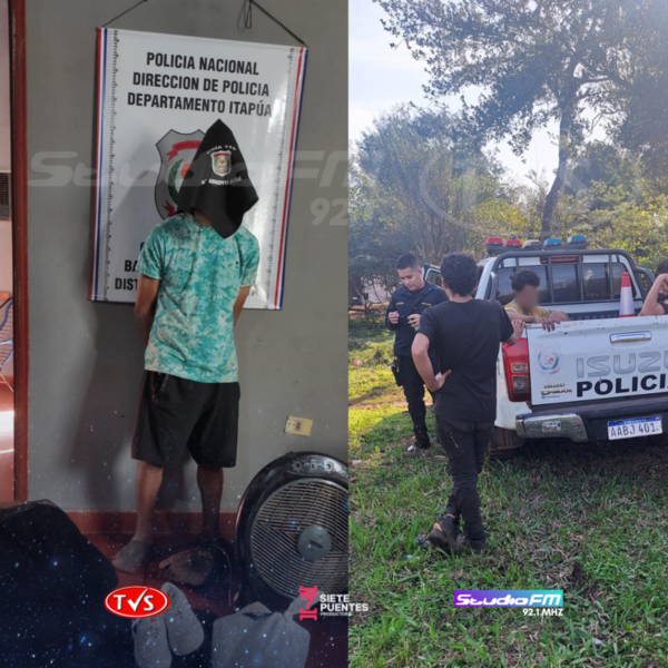APREHENSIÓN EN CAMBYRETÁ POR HURTO DOMICILIARIO: RECUPERAN OBJETOS ROBADOS - TVS