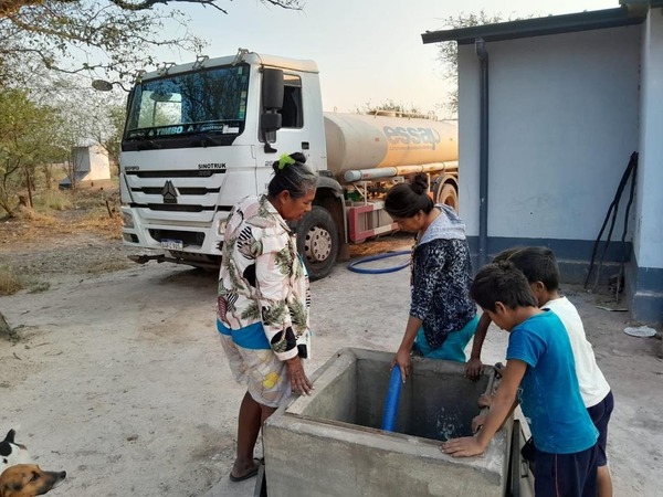 En una semana, Gobierno completa 1.200.000 litros de agua suministrada a comunidades Chaco - .::Agencia IP::.