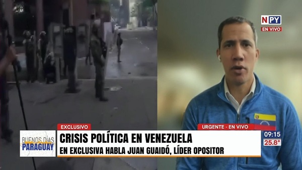 Guaidó pide a Peña que felicite a Edmundo González por su victoria - Noticias Paraguay